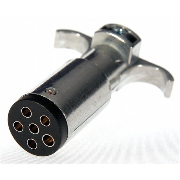 Hopkins Mfg. Corp Hopkins Mfg. Corp. 6-Pole Round Trailer End Plug 48445 48445 - main